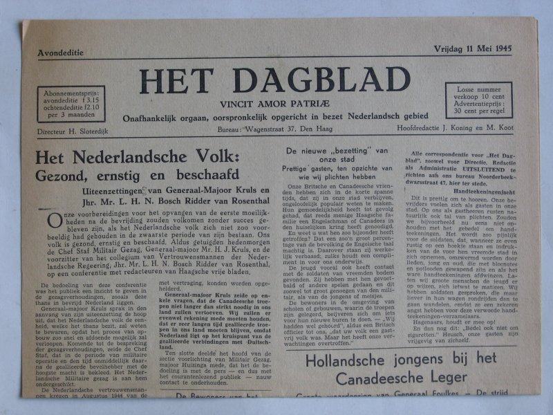 Krant - Het Dagblad, Den Haag