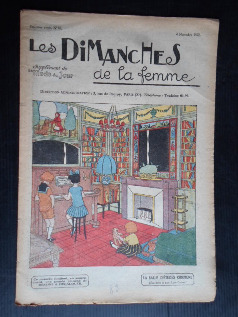 Tijdschrift - Les Dimanches de la femme