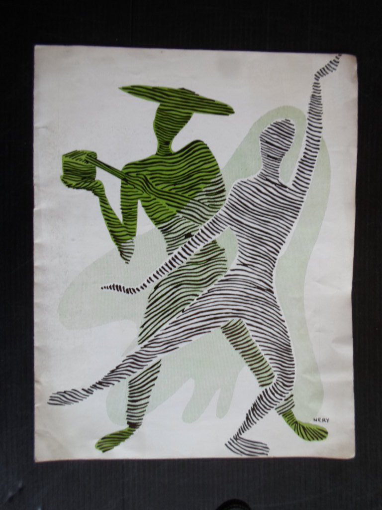 Folder - Brasiliana, Teatro Folclorico Brasileiro de Rio de Janeiro de Meicio Askanasy