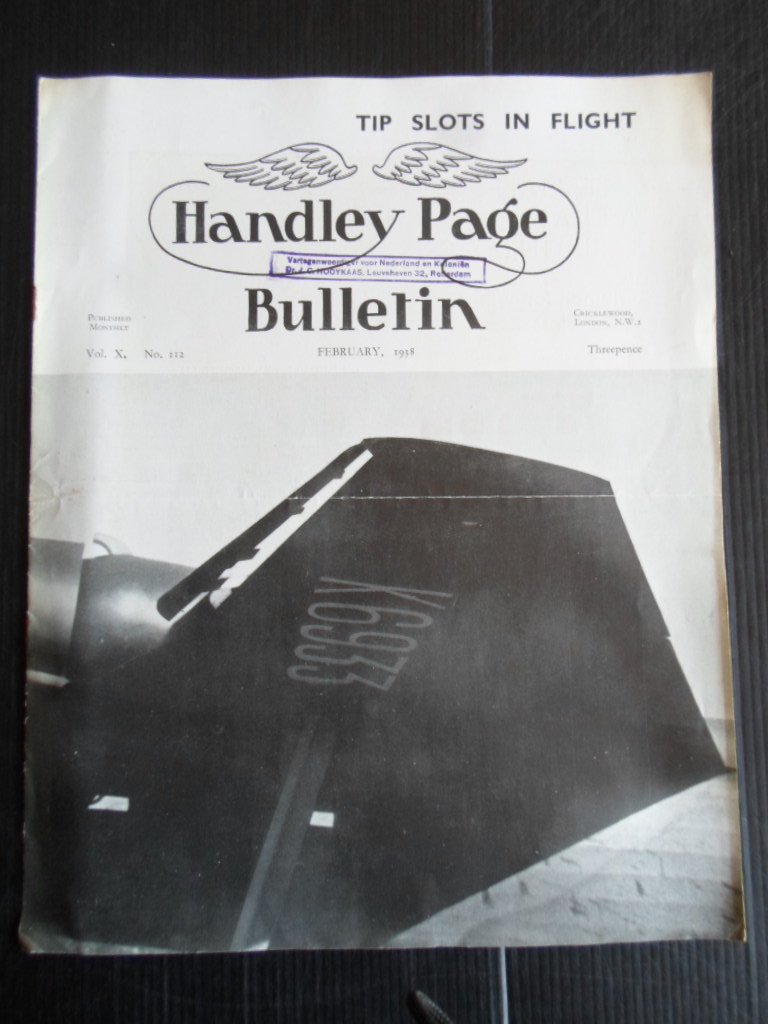  - Handley Page Bulletin