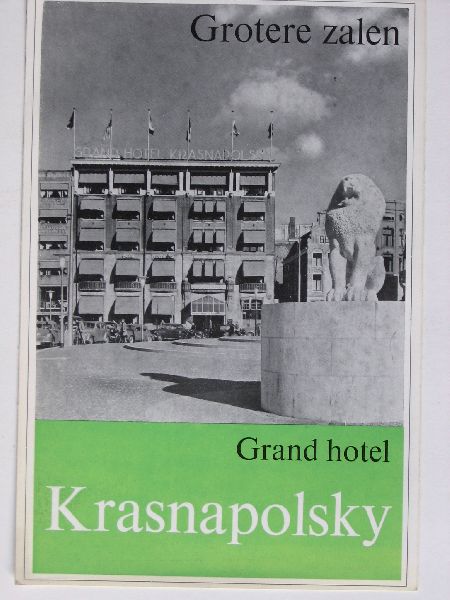 Folder - Grand Hotel Krasnapolsky, Amsterdam