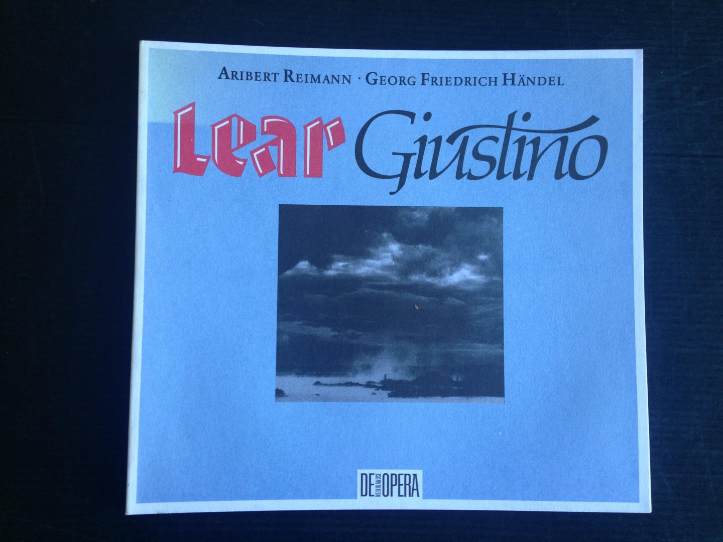 Reimann, Aribert & Georg Friedrich Hndel - Libretto Lear Giustino