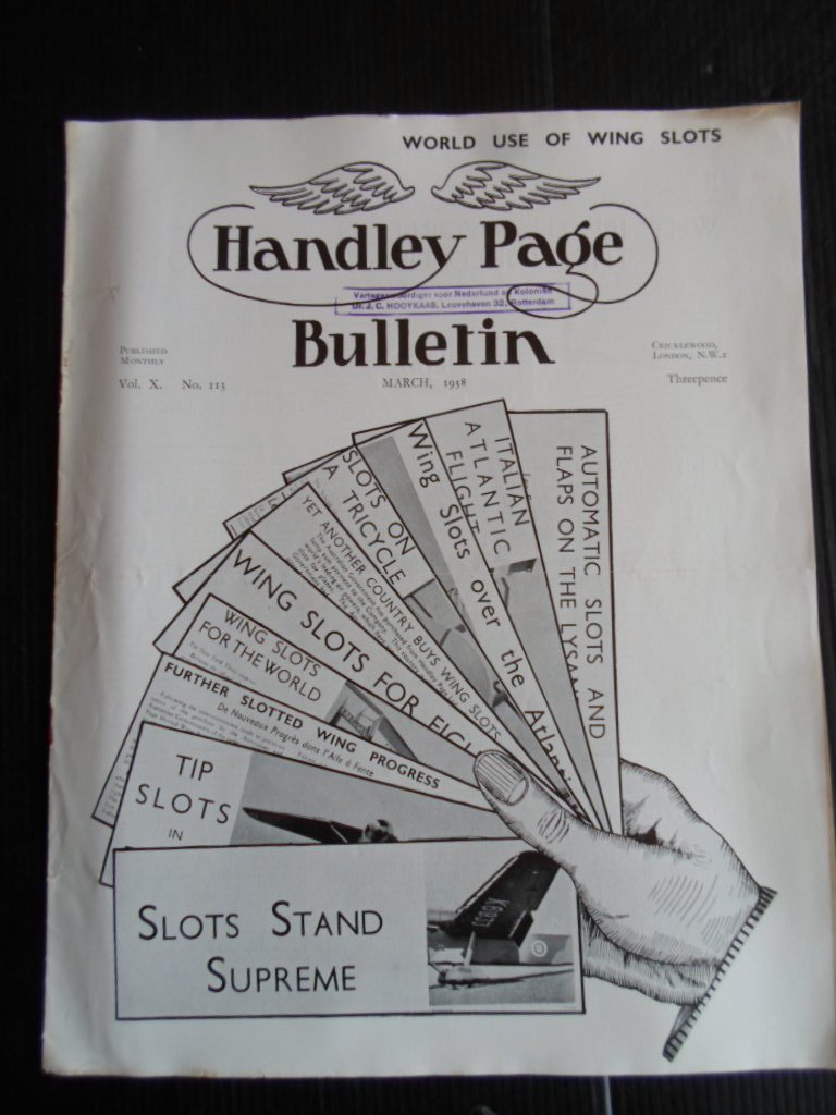  - Handley Page Bulletin