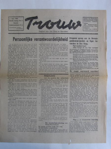  - Trouw, Dagblad voor Den Haag en Omstreken