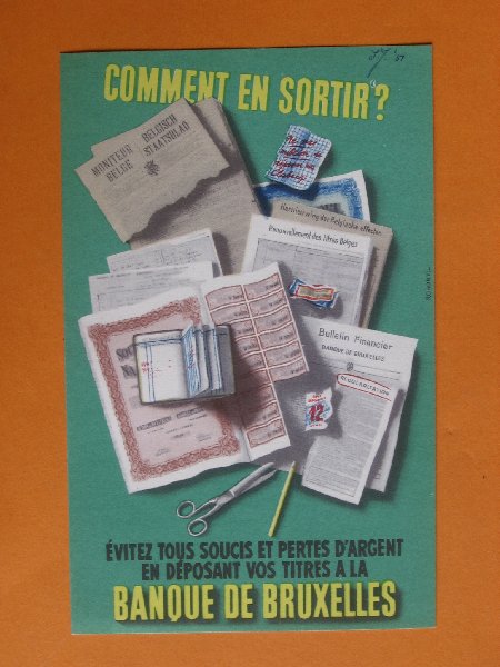 Folder - Banque de Bruxelles