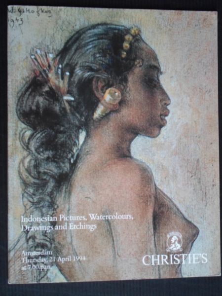 Catalogus Christie's - Indonesian Pictures, Watercolours, Drawings and and Etchings