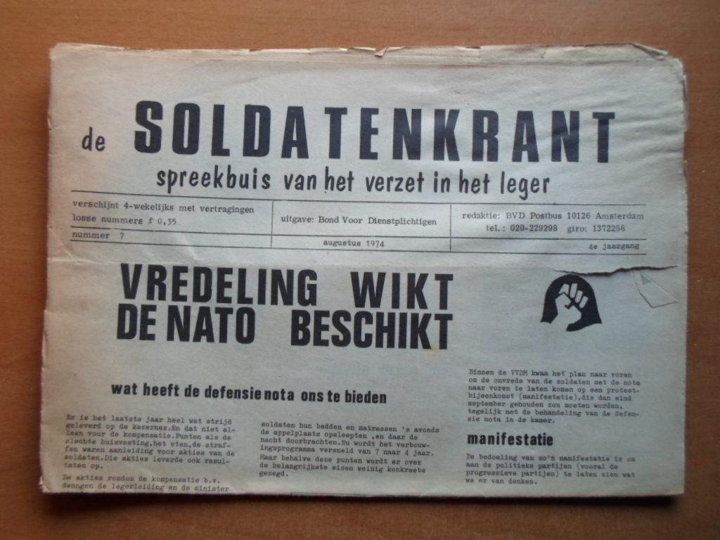  - De Soldatenkrant, Spreekbuis vh verzet in het leger