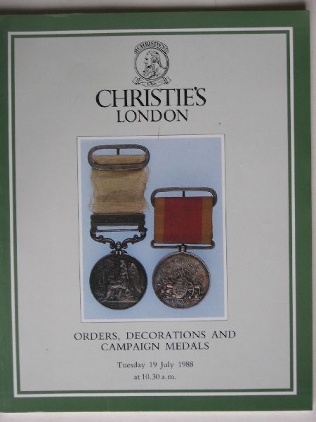 Veilingcatalogus Christie's - Orders, Decorations and Campaign Medals