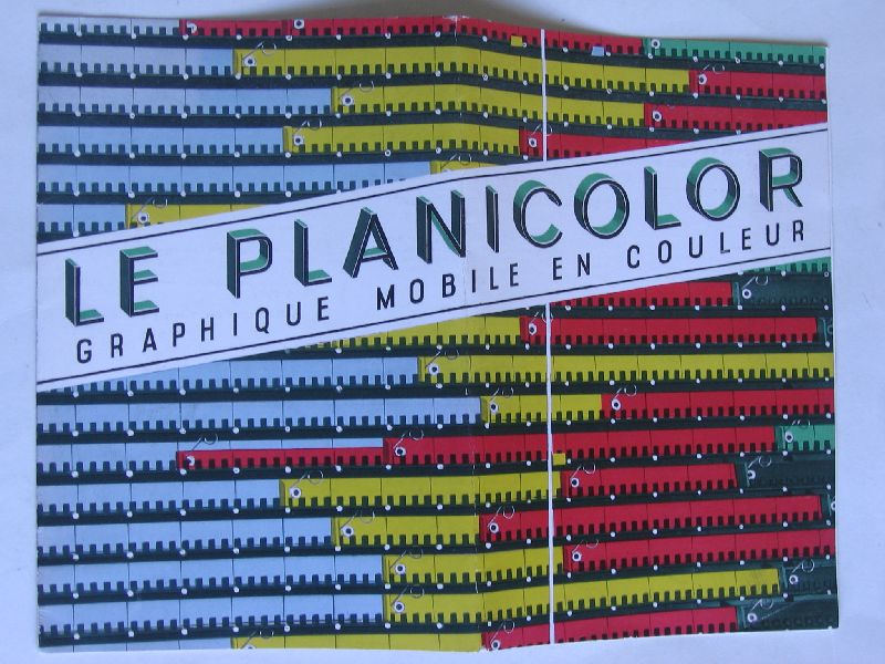 Folder - Le Planicolor, graphique mobile en couleur