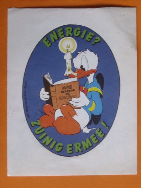 Sticker - Energie? Zuinig er mee!