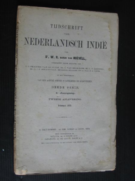  - Tijdschrift voor Nederlandsch Indie