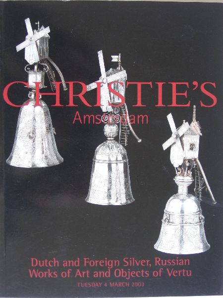 Catalogus Christie's - Dutch and Foreign Silver, Russian Works of Art and Objects of Vertu