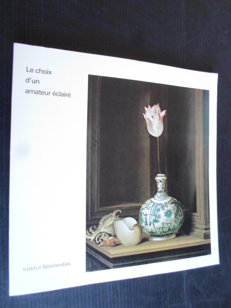  - Catalogus Le choix d?un amateur clair, Oeuvres de la collection Vitale Bloch provenant du Muse Boymans van Beuningen avec quelques apports de la Fondation Custodia