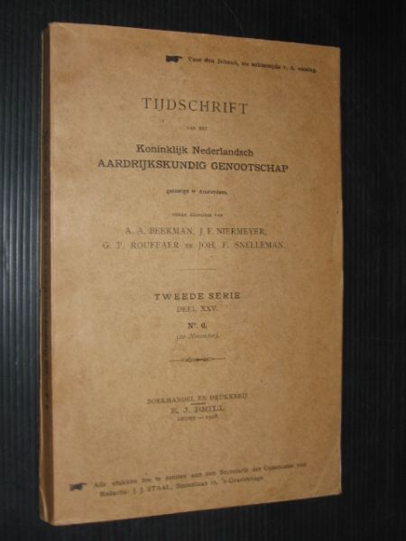  - Tijdschrift van het Koninklijk Nederlandsch Aardrijkskundig Genootschap