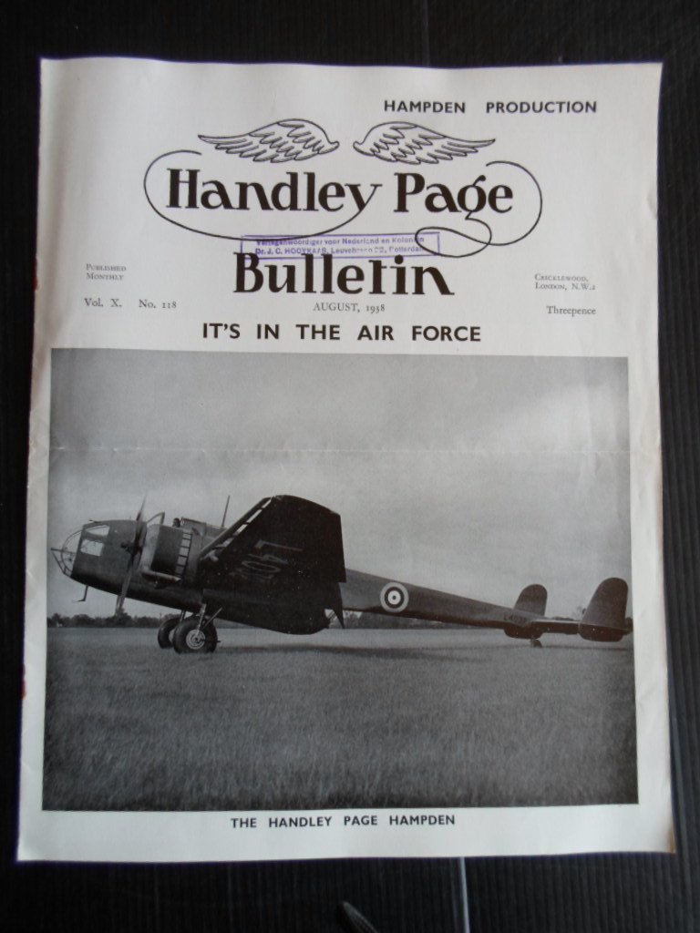  - Handley Page Bulletin