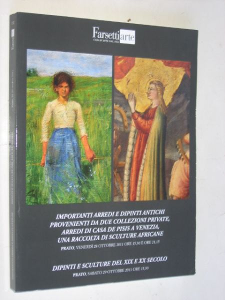 Catalogus Farsettiarte, Prato - Schilderijen, meubelen, en Afrikaanse primitieve kunst [20pp]