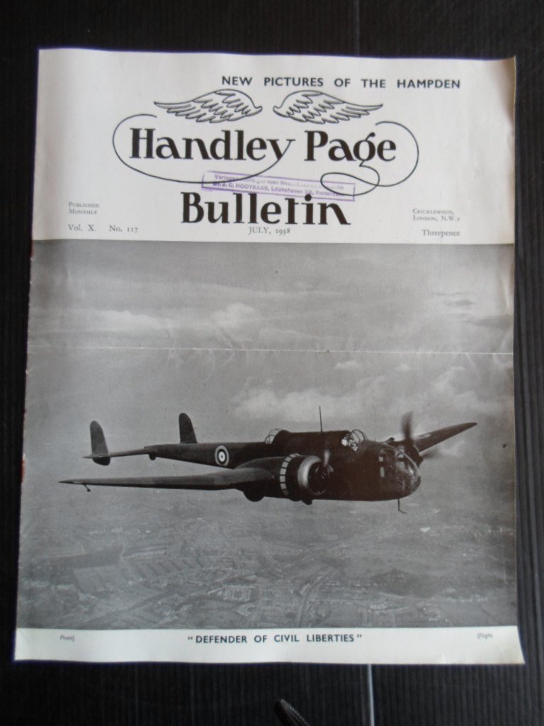  - Handley Page Bulletin