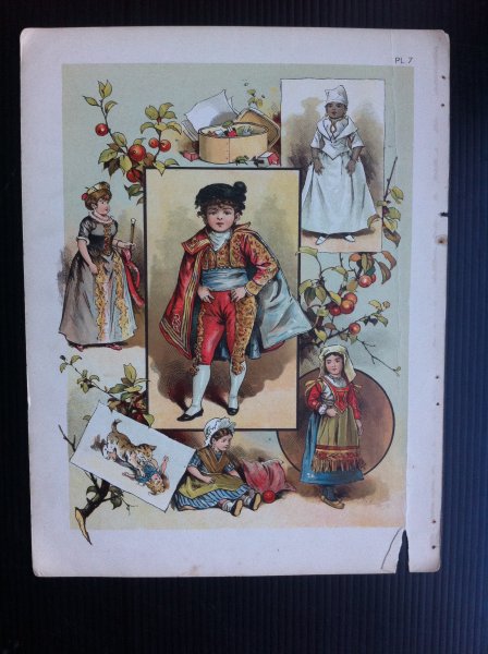  - Oude 19e eeuwse kinderprent