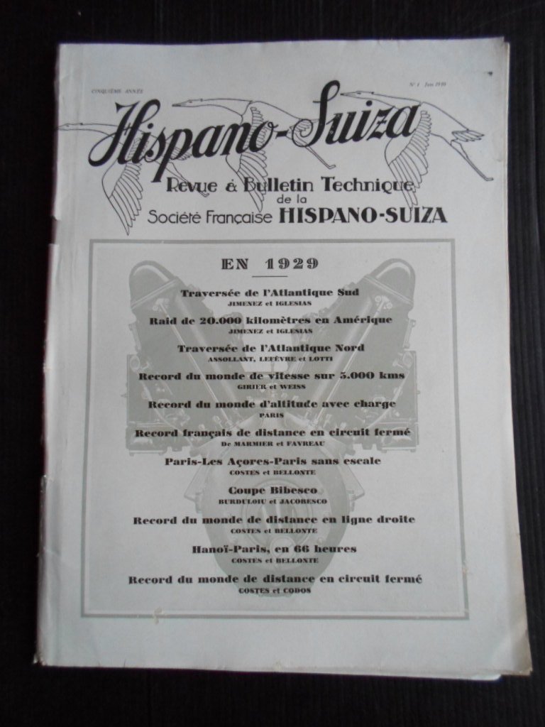  - Hispano-Suiza Revue et Bulletin Technique