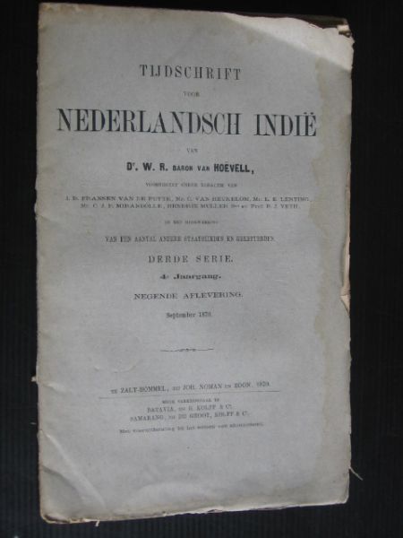  - Tijdschrift voor Nederlandsch Indie