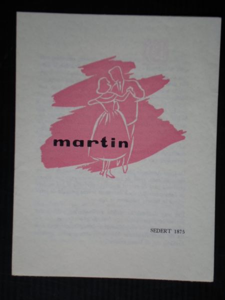 Folder - Dans-Academie Martin, Amsterdam