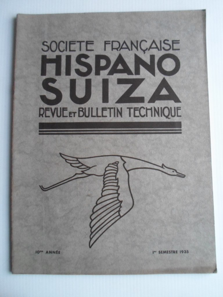  - Hispano-Suiza Revue et Bulletin Technique