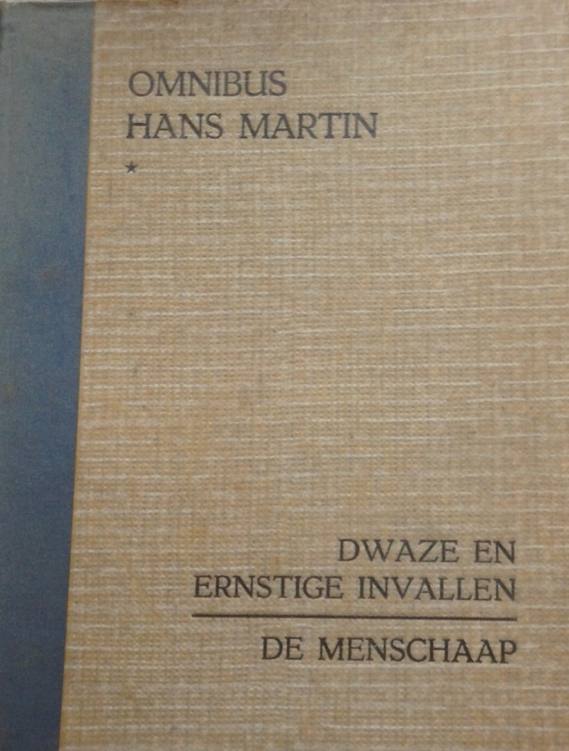 Boekwinkeltjes Nl Martin Hans Omnibus