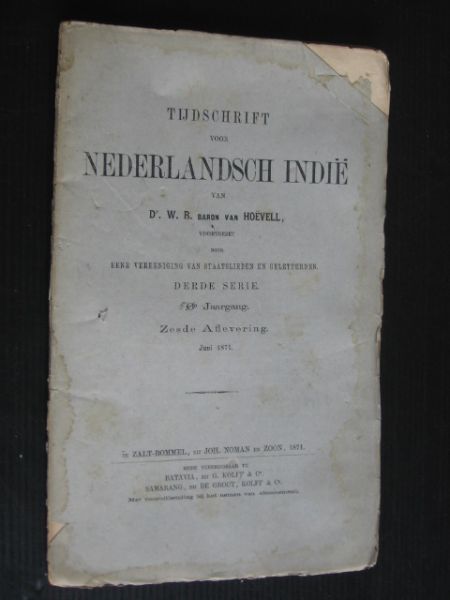  - Tijdschrift voor Nederlandsch Indie