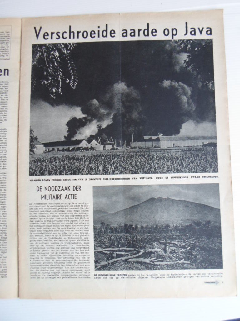 Indie Artikel - Verschroeide aarde op Java, De noodzaak der militaire actie, 3pp