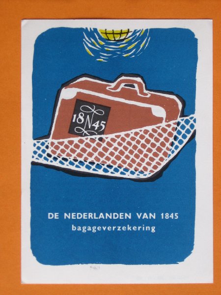 Folder - De Nederlanden van 1845, bagageverzekering