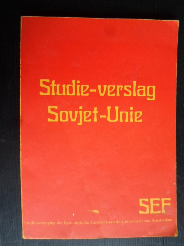  - Studie-verslag Sovjet-Unie