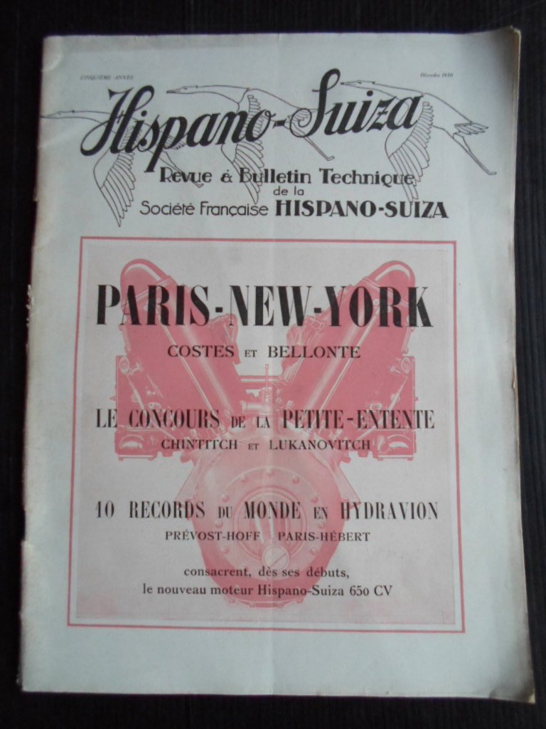  - Hispano-Suiza Revue et Bulletin Technique