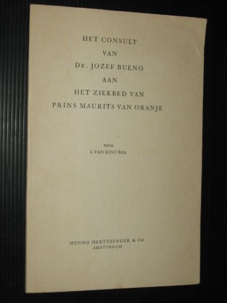 Esso Bzn, L.van - Het consult van Dr.Jozef Bueno
