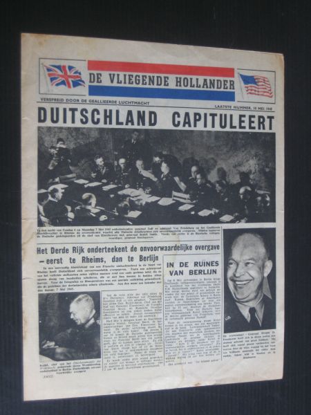 Oorlogskrant - Duitschland capituleert