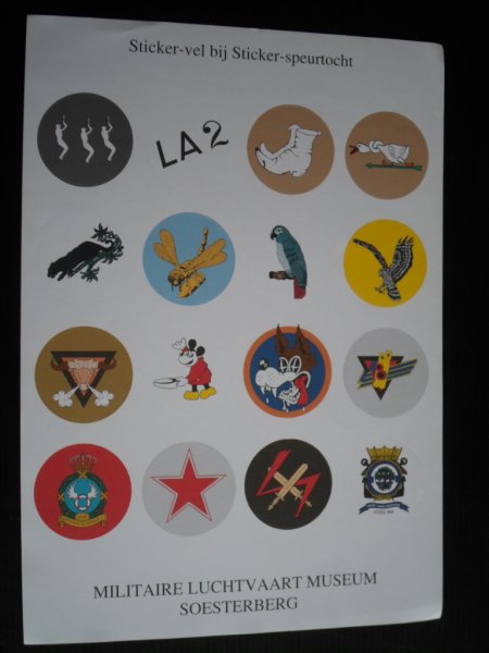  - Squadron stickervel Militair Luchtvaart Museum Soesterberg