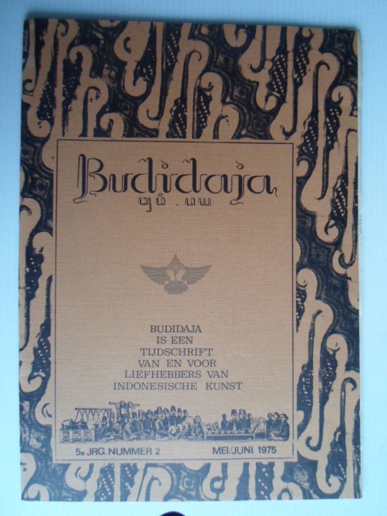  - Budidaja, Tijdschrift van en voor liefhebbers van Indonesische kunst