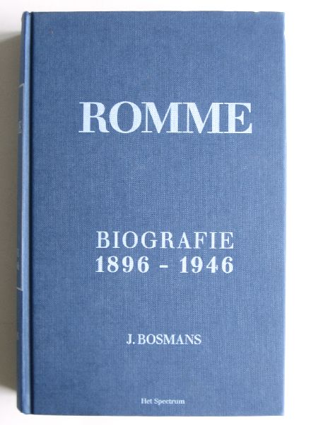 Bosman, J. - Romme, biografie 1896-1946