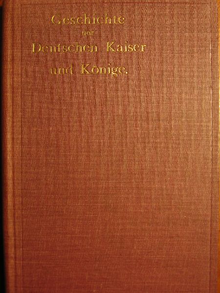 Bensard, Dr.J.Ph. - Geschichte der Deutschen Kaiser und Knige, zu den Bildern des Kaisersaals