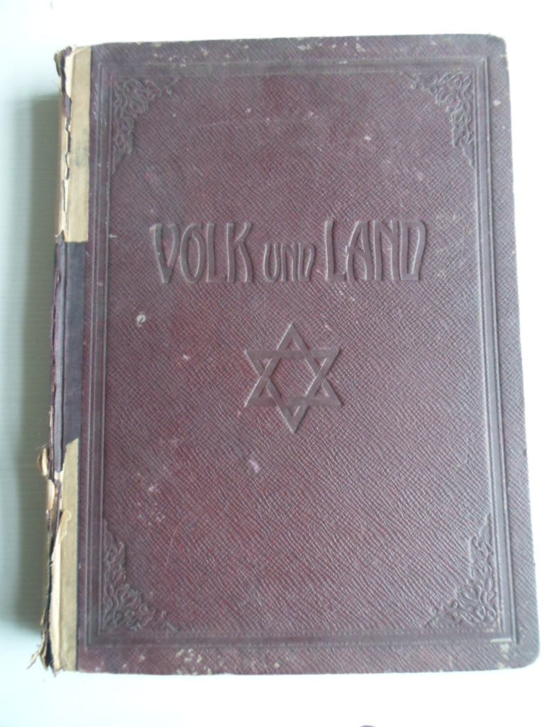 Trietsch, David, Herausgegeben von - Volk und Land, Juedische Wochenschrift fuer Politik, Wirtschaft und Palestina-Arbei