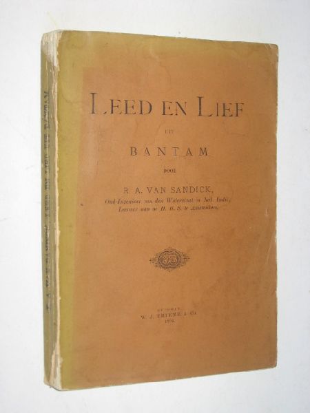 Sandwick, R.A.van - Lief en leed in Bantam