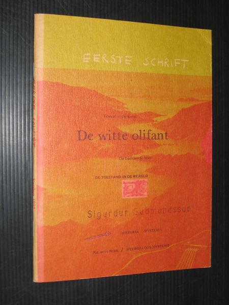 Sigurdur Gudmundsson ea - Eerste Schrift