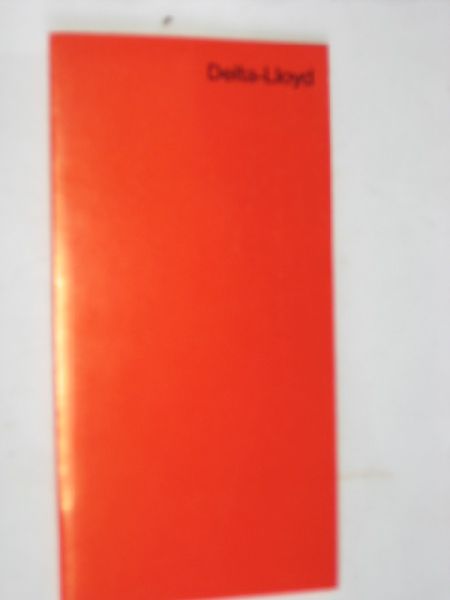 Folder - Reclamemapje Deltalloyd