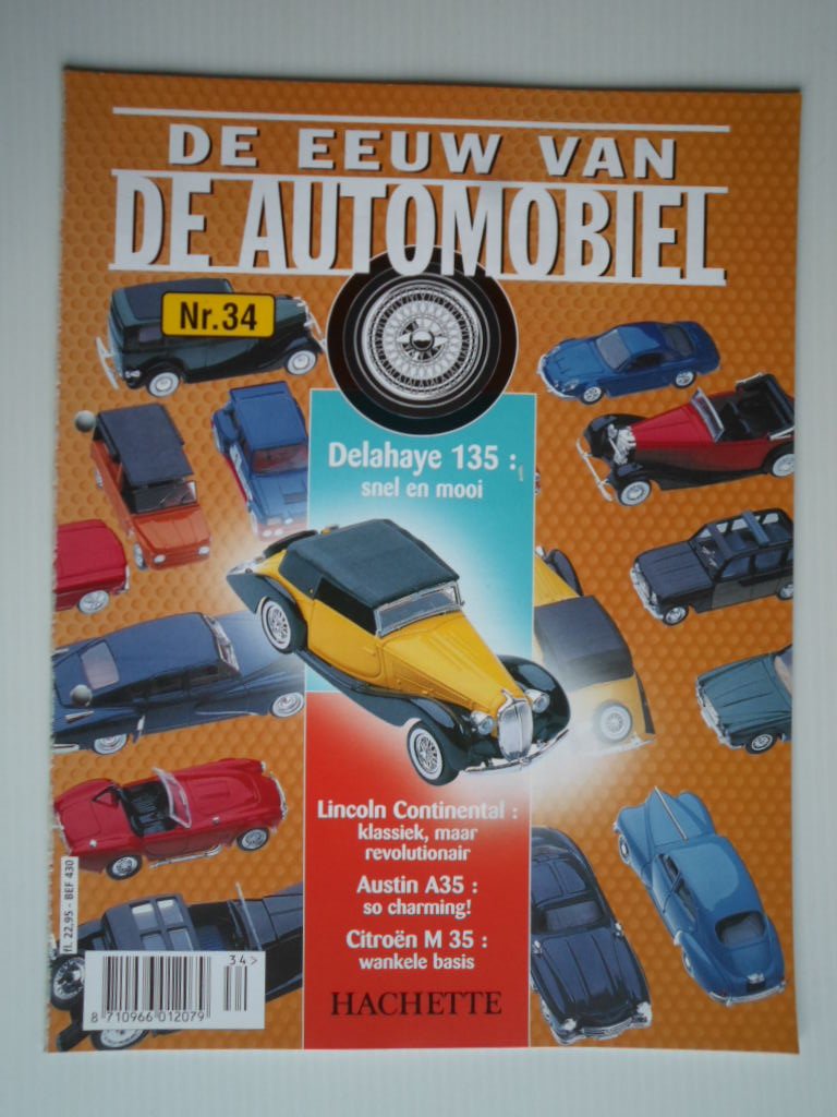 magazine - De eeuw van de automobiel aflevering aflevering 34, Delahaye 135