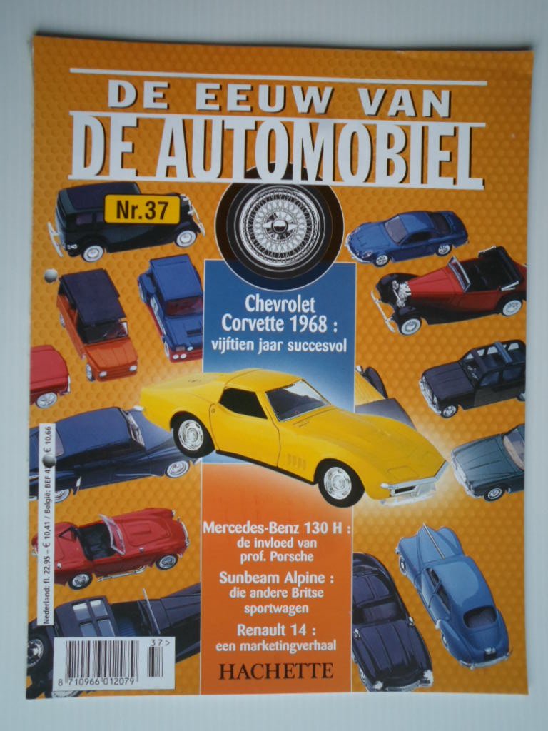 magazine - De eeuw van de automobiel aflevering aflevering 37, Chevrolet Corvette 1968