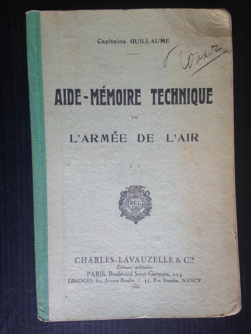 Capitaine Guillaume - Aide-Mmoire Technique de L?Arme de L?Air