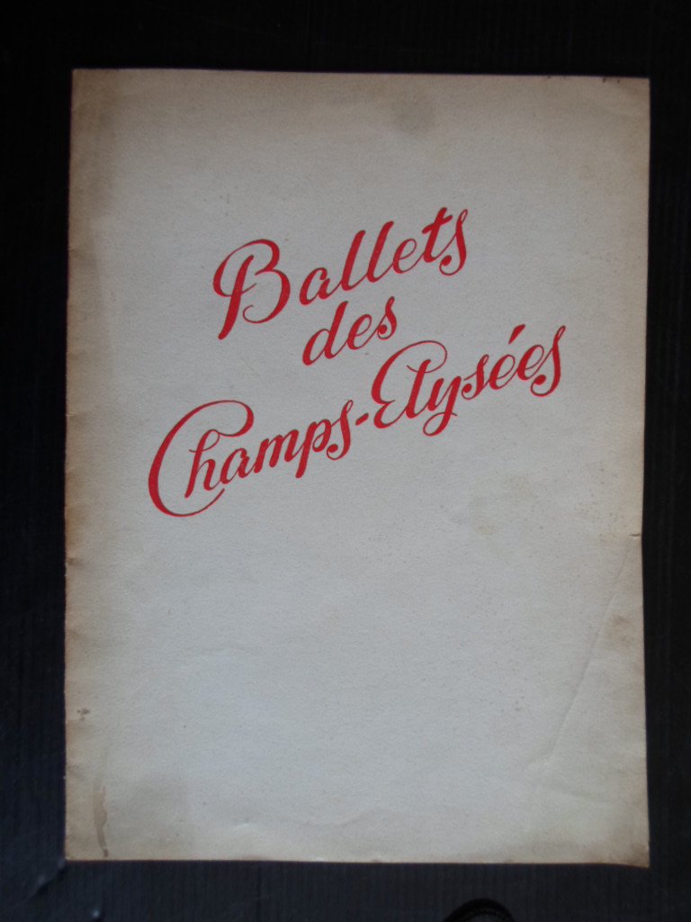 Folder - Ballets des Champs Elyses