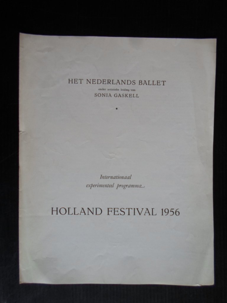  - Internationaal experimenteel Programma Het Nederlands Ballet, Sonia Gaskell