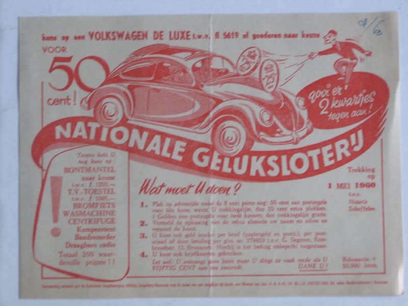 Folder - Nationale Geluksloterij