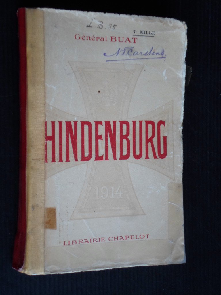 Buat, Genral - Hindenburg