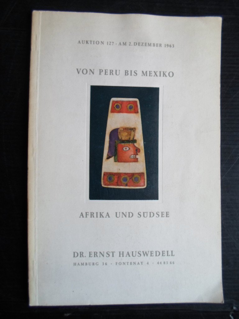 Veilingcatalogus - Von Peru bis Mexiko, Afrika und Sdsee